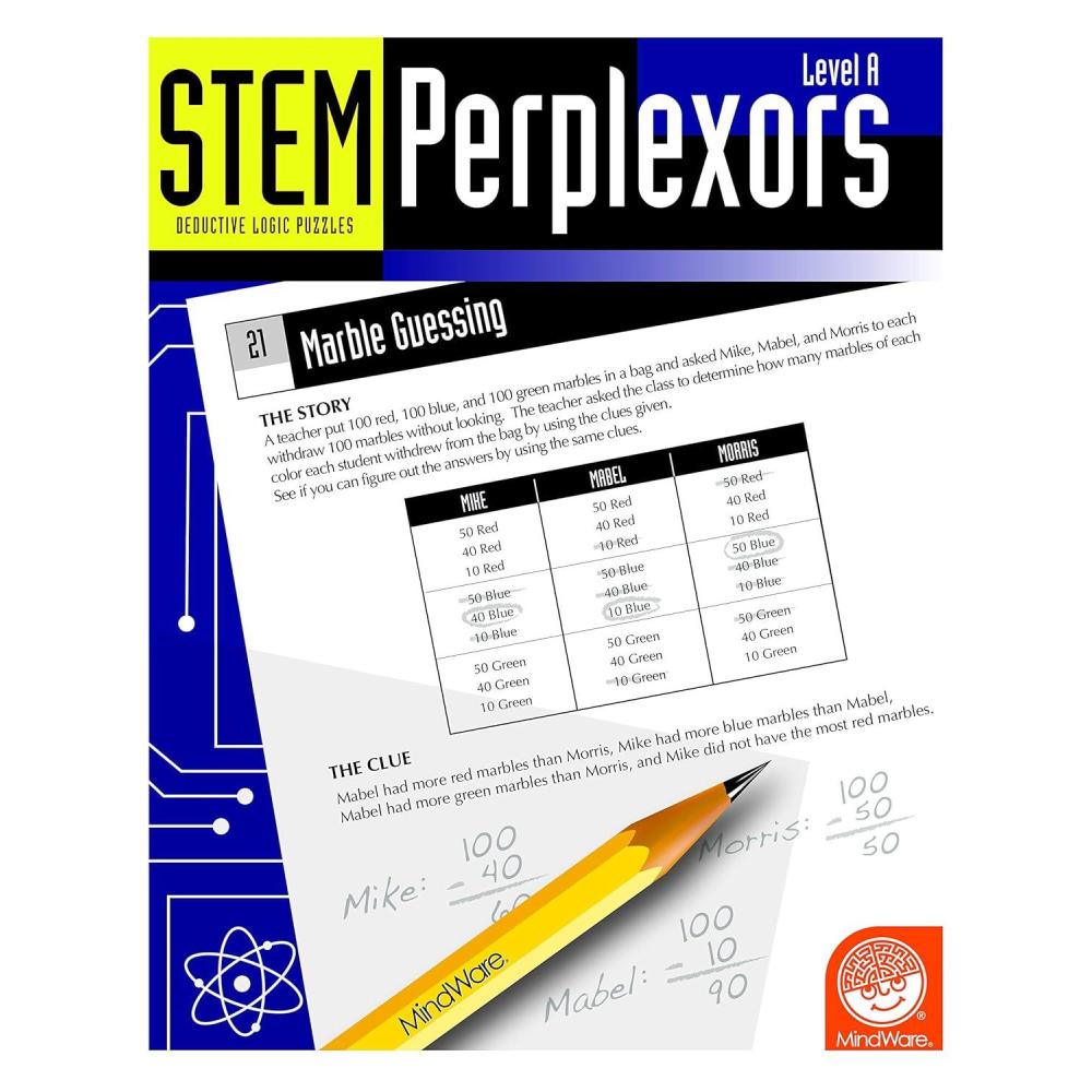 image:imageMindWare Perplexors Logic Puzzles STEM Level A