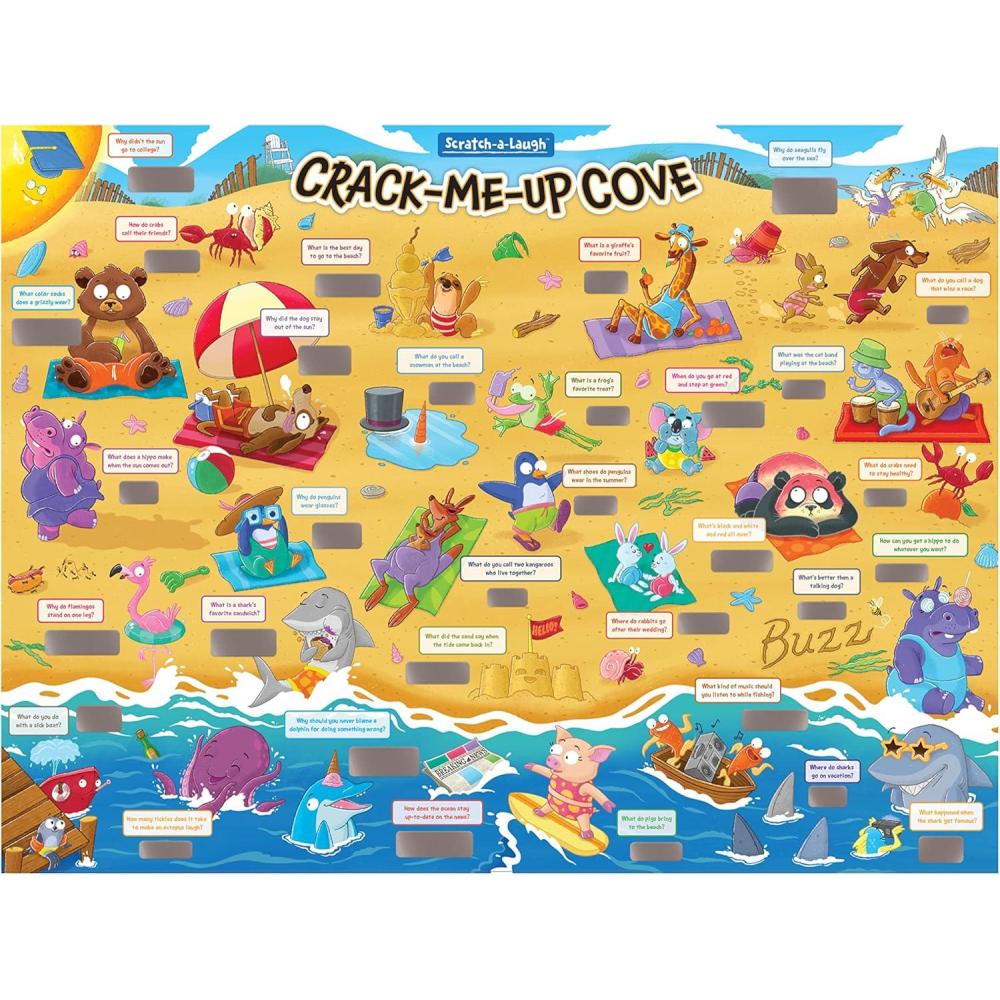 image:imagePeaceable Kingdom Scratch Off Poster  ScratchALaugh  Crack Me Up Cove