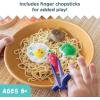 MindWare Foodie Fidgets Set of 3 Squishy Sensory Toys Including Ramen Noodles, Boa Bun, Dumplings and Squishy Suishi Tray Fidget Toys for Kids and Adults