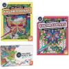 MindWare Color Counts Set of 2 Color by Number Books : Kaleidoscope & Sun Catchers – Includes Numbered Colored Pencils – Fun Art Projects & Kids Crafts – Ages 6 and Up