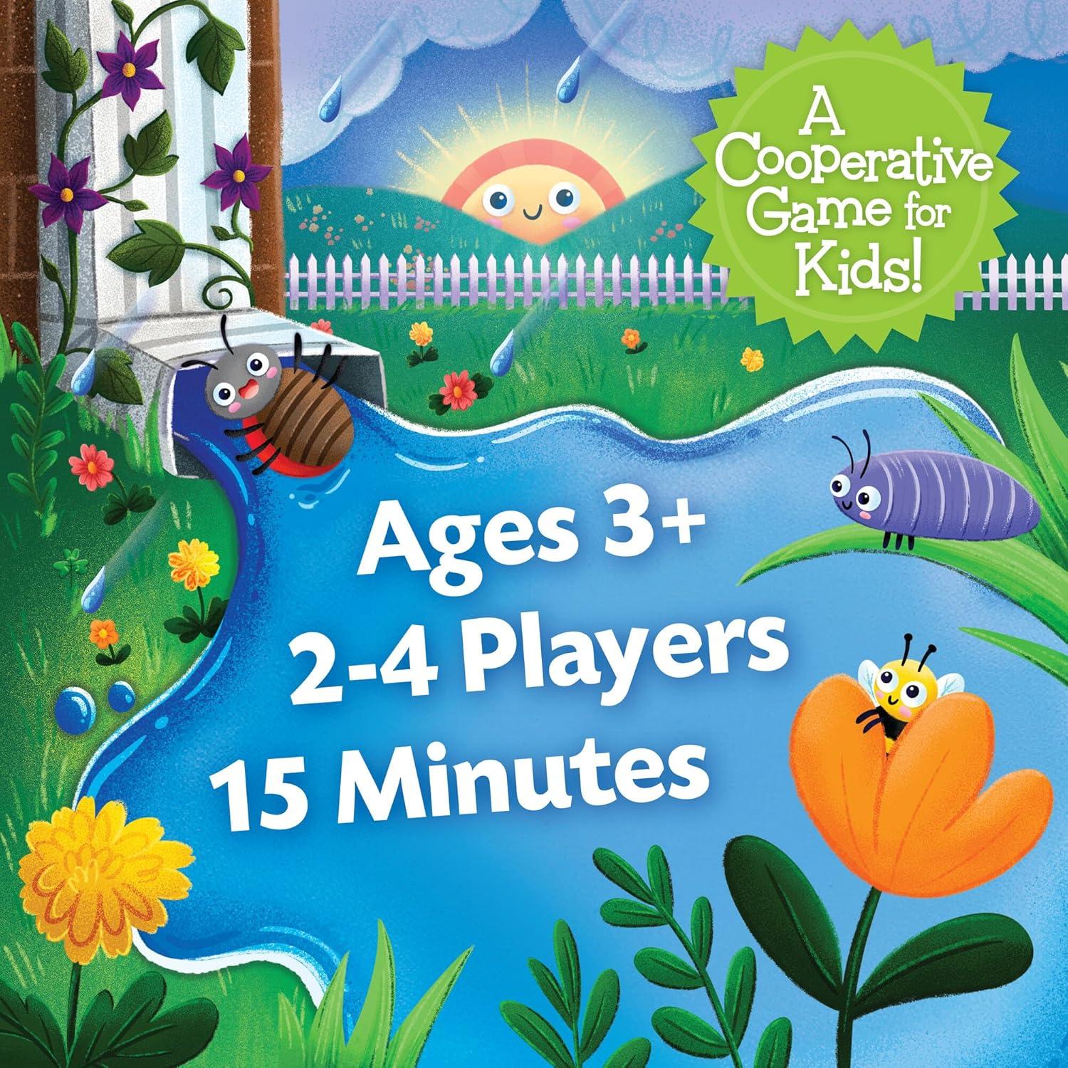 image:imagePeaceable Kingdom Down The Waterspout Cooperative Board Game Preschool Matching Game for Kids Teamwork amp Social Skills Ages 3 24 Players