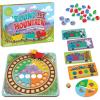 Peaceable Kingdom Round The Mountain Cooperative Board Game for Kids – Color Matching Train Game with Wooden Pieces, No Reading Required, Ages 3+, 2–4 Players