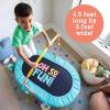 MindWare Oh So Fun! Indoor Double Trampoline for Kids – Ages 3 and Up