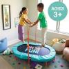 MindWare Oh So Fun! Indoor Double Trampoline for Kids – Ages 3 and Up