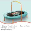 MindWare Oh So Fun! Indoor Double Trampoline for Kids – Ages 3 and Up