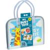 Peaceable Kingdom My Busy Tote – Soft Busy Book for Toddlers, Montessori-Inspired Sensory Learning Toy with 10+ Fine Motor Activities – Portable On‑The‑Go Activity Tote for Ages 18+ Months