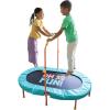 MindWare Oh So Fun! Indoor Double Trampoline for Kids – Ages 3 and Up