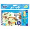 Peaceable Kingdom Water Art Animals Book, Reusable Color Reveal Painting Pad Including Refillable Brush Pen, Mess Free Creativity Activity, Preschool Children Age 3+, Early Motor Skill Builder