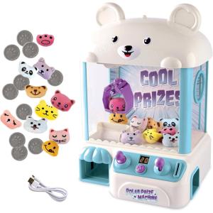 MindWare Polar Bear Prize Machine Crane Game – Electronic Arcade Game Machine for Ages 3 and Up