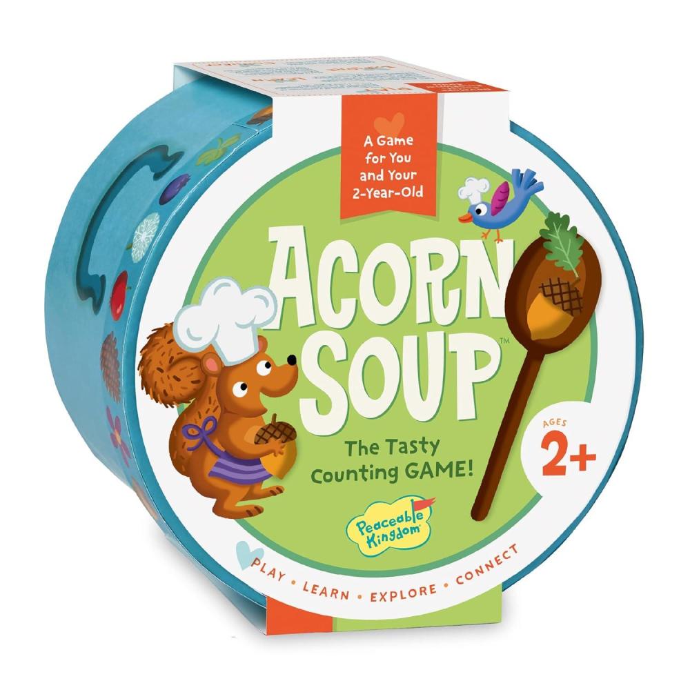 image:imagePeaceable Kingdom Acorn Soup Game Educational Games for Toddlers Includes Instructions and Parent Guide 2 Year Old and Up