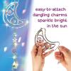 MindWare Make Your Own Suncatcher Kit – Design & Decorate 3 Sparkling Window Suncatchers, Creative Craft Kit, Ages 5+