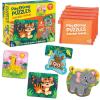 Peaceable Kingdom Play & Grow Puzzles: Adorable Animals Level 1 – Progressive Toddler Puzzles for Ages 2+, 2–5 Piece Puzzles
