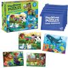 Peaceable Kingdom Play & Grow Puzzles: Animal Adventures Level 2 – Progressive Toddler Puzzles for Ages 2+, 9 to 20 Pieces