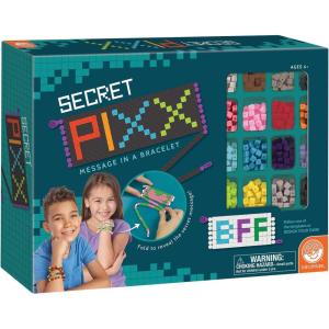 MindWare Secret Pixx Message in A Bracelet, Makes 7 Silicone Bead Bracelets