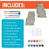 MindWare Two Creative Friendship Owls Stone Décor Painting Craft Kit for Two – Ideal Kids Arts & Crafts Kit for Ages 8 & Up – Learn How to Paint