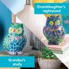 MindWare Two Creative Friendship Owls Stone Décor Painting Craft Kit for Two – Ideal Kids Arts & Crafts Kit for Ages 8 & Up – Learn How to Paint