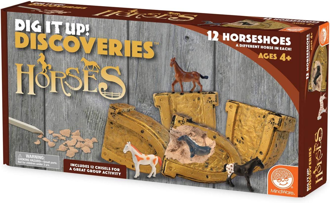 image:imageMindWare Dig It Up Discoveries Horses PartySized 12Pack of Educational Discovery Digs for Kids with Tools amp Fun Facts Learn About Horses