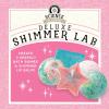 MindWare Science Academy Deluxe Shimmer Lab – Kit Includes 40pcs to Teach Kids & Teens Cosmetic Chemistry – Boys & Girls Make DIY Bath Bombs, Lip Balm & Soaps with eco-Friendly Biodegradable Glitter
