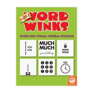 MindWare Brain Teasers: More Word Winks visual word puzzles