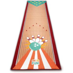 MindWare Oh So Fun! Bowling Rug for Kids Bowling Set – Ages 3 and Up