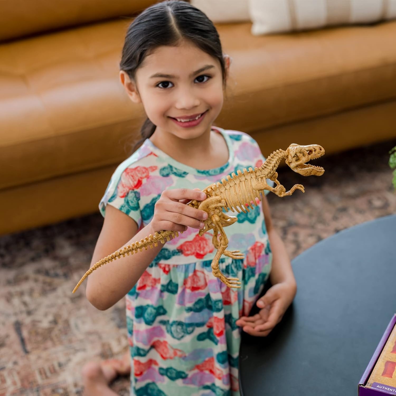 image:imageMindWare Dig It up Tyrannosaurus Rex Fossil Excavation Kit Dinosaur Stem Toy for Kids Includes Fossil Block Hammer Chisels Brush amp Sponge