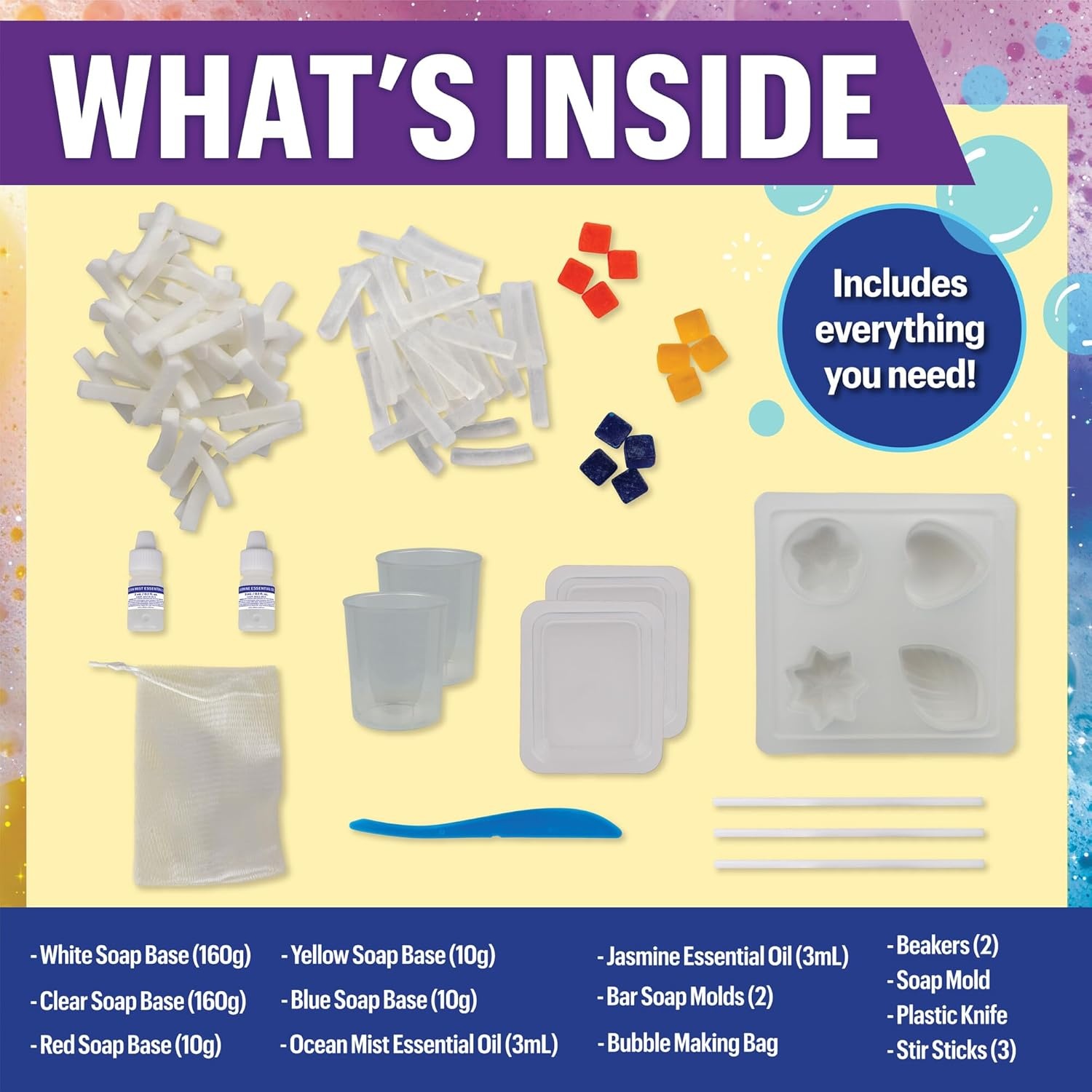 image:imageNOVA Soap Experiment Lab by MindWare Make Your Own Soaps Chemistry Science Kit with Scents amp Molds STEM Learning Ages 8