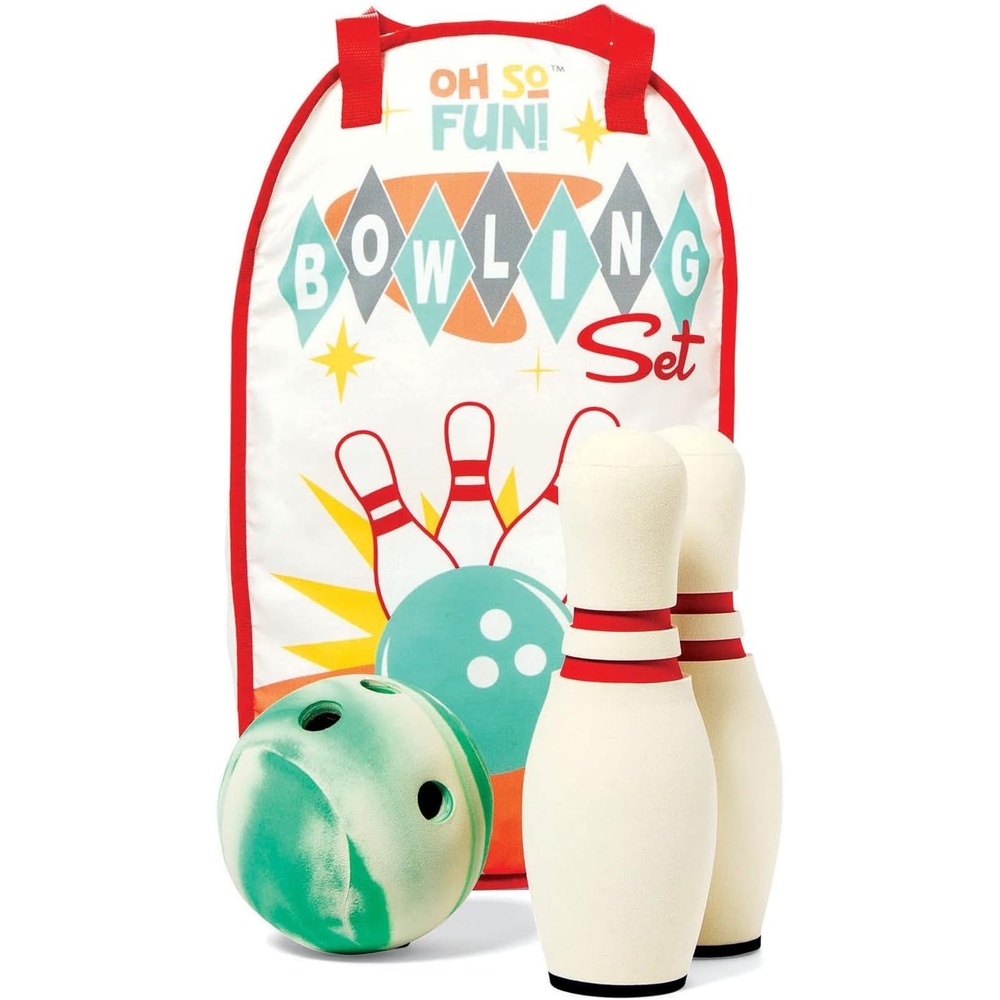 image:imageMindWare Oh So Fun Deluxe Bowling Set Safe amp Fun Foam Bowling Set for Kids Ages 3 amp Up