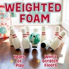 MindWare Oh So Fun! Deluxe Bowling Set – Safe & Fun Foam Bowling Set for Kids Ages 3 & Up