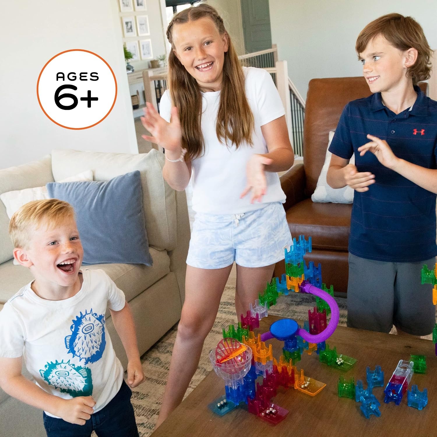 image:imageMindWare QBAMaze Action Stunt Set The Next Generation Marble Maze Kids Toys STEM Marble Run Recommended for Ages 6 Educational Gift for Boys and Girls